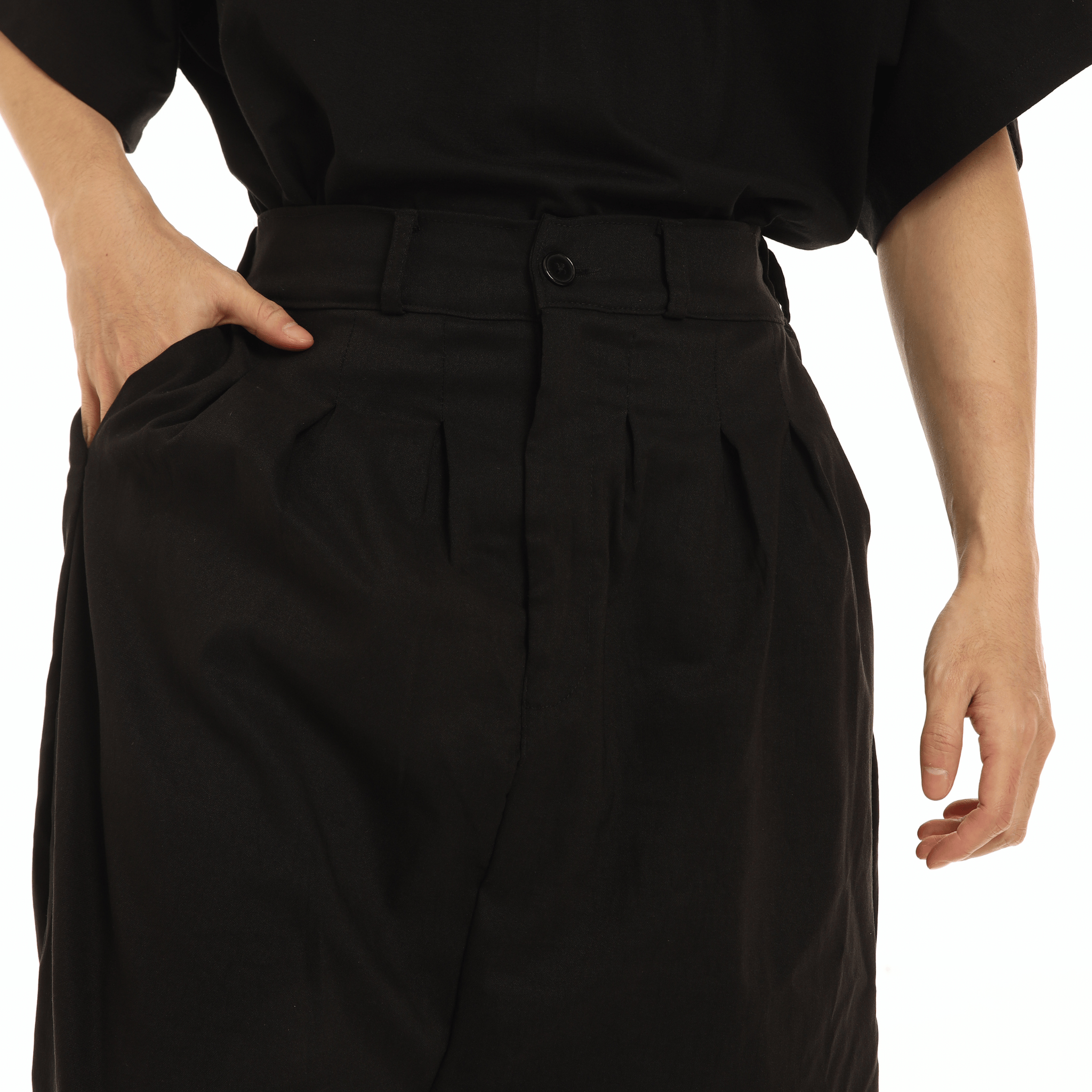 Tattsuke-bakama Cropped Trousers